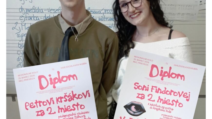 Naši študenti sú všestranne talentovaní