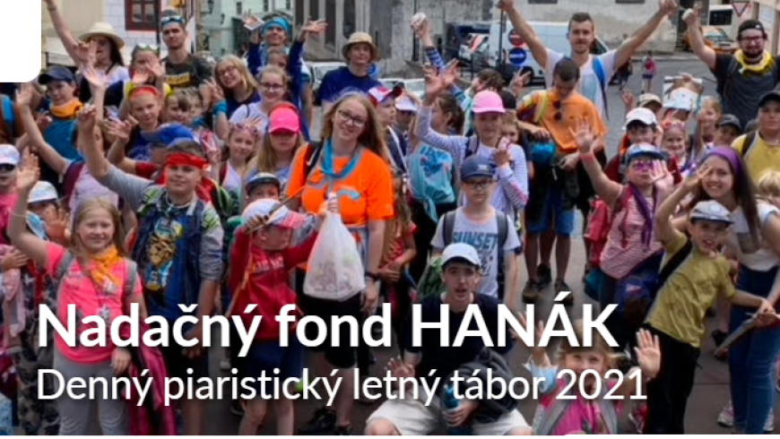 Podporte Piaristický denný letný tábor 2021